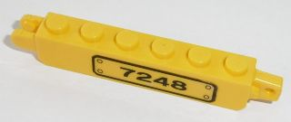 30388pb001Ra | Hinge Brick 1 x 6 Locking with Black | LEGOPART