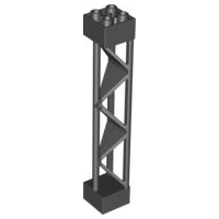 30517 | Support 2 x 2 x 10 Girder Triangular Vertical - Type 1 - Solid Top, 3 Posts | LEGOPART