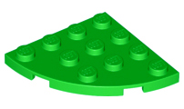 30565 | Plate, Round Corner 4 x 4 | LEGOPART