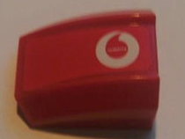 30602pb032R | Slope, Curved 2 x 2 Lip with Vodafone Pattern Right | LEGOPART