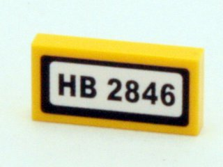 3069pb0236 | Tile 1 x 2 with | LEGOPART