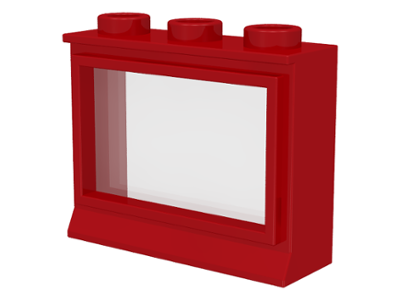 31 | Window 1 x 3 x 2 with Fixed Glass | LEGOPART