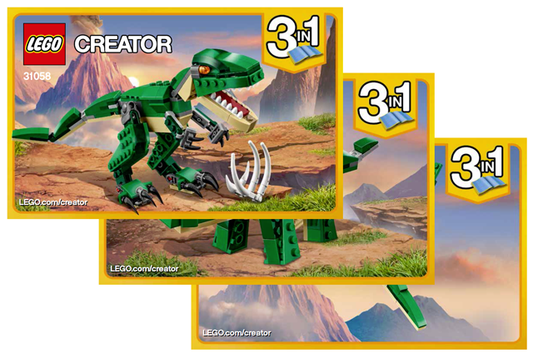 31058-1 | Mighty Dinosaurs {Green Edition} | INSTRUCTIONS | LEGOPART