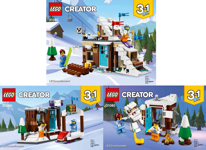 31080-1 | Modular Winter Vacation | INSTRUCTIONS | LEGOPART