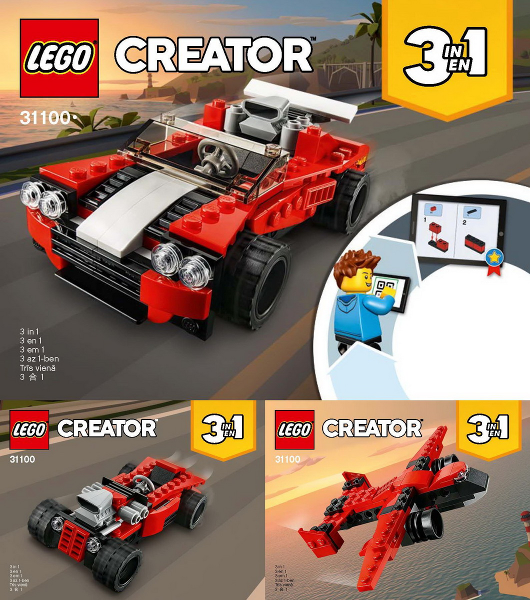 31100-1 | Sports Car | INSTRUCTIONS | LEGOPART