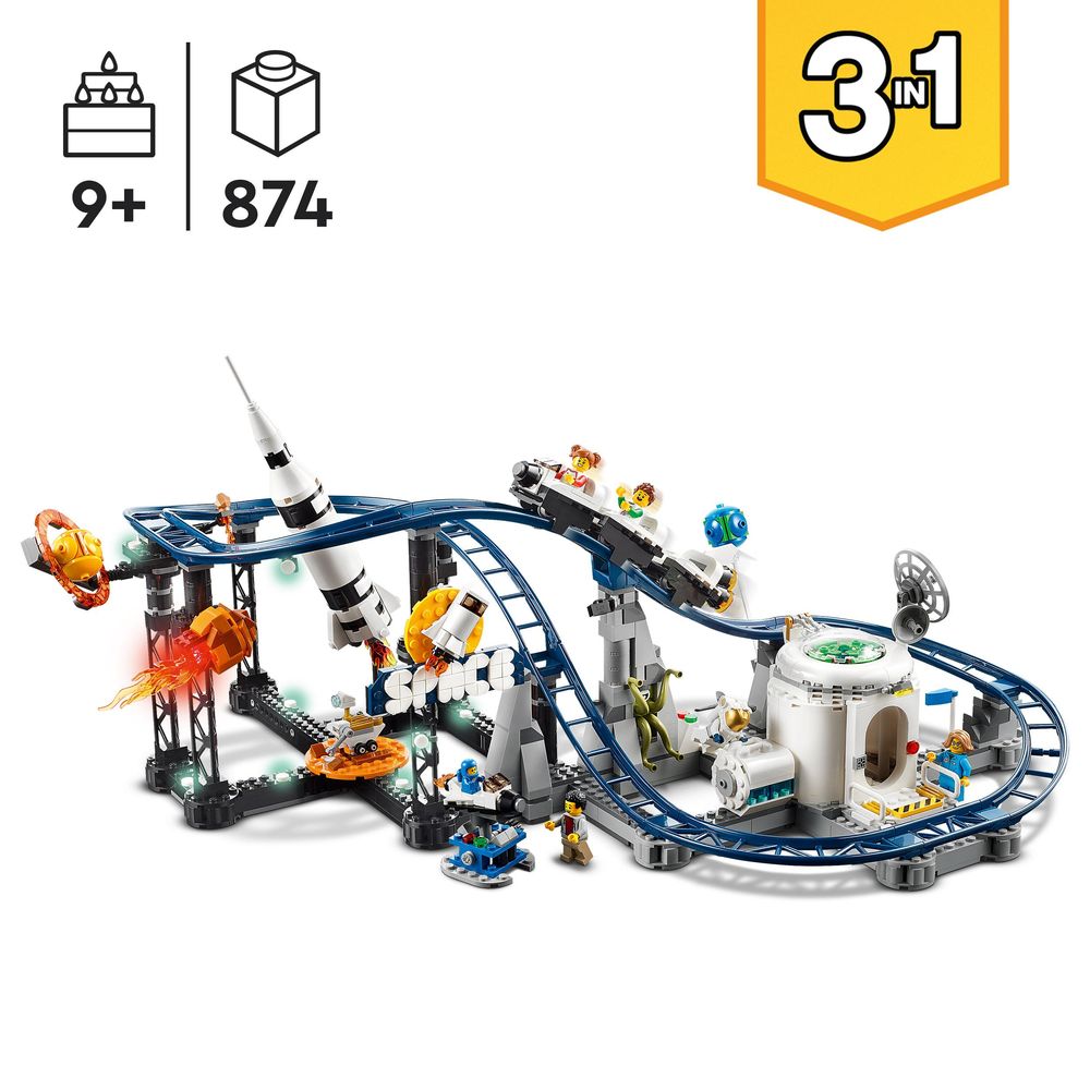 Ruimteachtbaan LEGO 31142