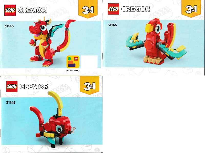 31145-1 | Red Dragon | INSTRUCTIONS | LEGOPART