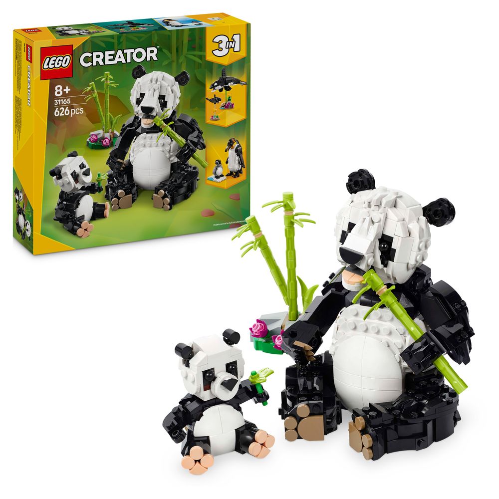 Wild Animals: Panda Family LEGO 31165