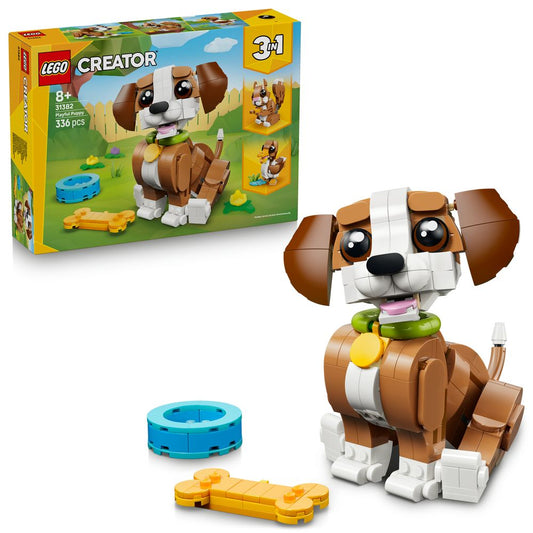Cute Animals: Playful Puppy Dog LEGO 31382