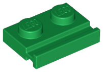 32028 | Plate, Modified 1 x 2 with Door Rail | LEGOPART