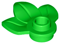 32607 | Plant Plate, Round 1 x 1 with 3 Layered Leaves | LEGOPART