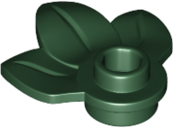 32607 | Plant Plate, Round 1 x 1 with 3 Layered Leaves | LEGOPART