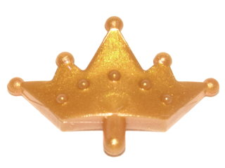 33322 | Minifigure, Crown Tiara, 5 Points, Rounded Ends | LEGOPART