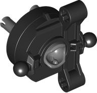 3468c01 | Technic, Steering Axle with 2 Axle Holes and 2 Tow Ball Arms with Dark Bluish Gray Wheel Hub | LEGOPART