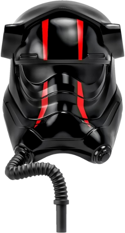 35008 | Large Figure Head Modified SW Elite TIE Fighter Pilot with Hose with Red Stripes Pattern | LEGOPART