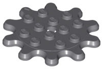 35443 | Plate, Round 4 x 4 Gear 10 Tooth | LEGOPART