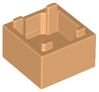 35700 | Container, Box 2 x 2 x 1 - Top Opening with Flat Inner Bottom | LEGOPART