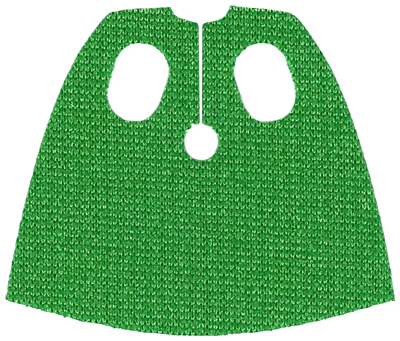 35978 | Minifigure Cape Cloth, Short with Oval Holes | LEGOPART