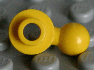 3614a | Plate, Round 1 x 1 with Tow Ball with Round Hole | LEGOPART