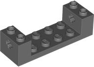 3668 | Technic, Brick 2 x 6 x 1 1/3 with Axle Holes and Bottom Stud Holders | LEGOPART