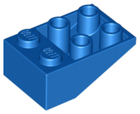 3747a | Slope, Inverted 33 3 x 2 with Flat Bottom Pin without Connections between Studs | LEGOPART