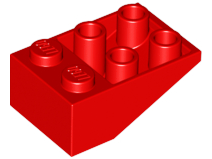 3747a | Slope, Inverted 33 3 x 2 with Flat Bottom Pin without Connections between Studs | LEGOPART