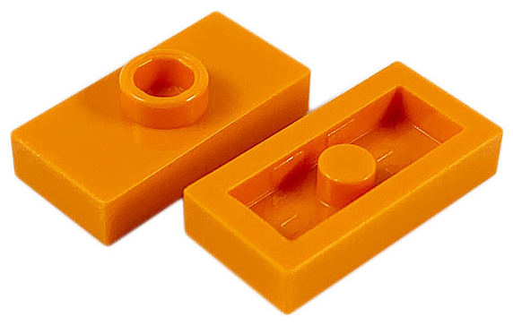 3794a | Plate, Modified 1 x 2 with 1 Stud without Groove | LEGOPART