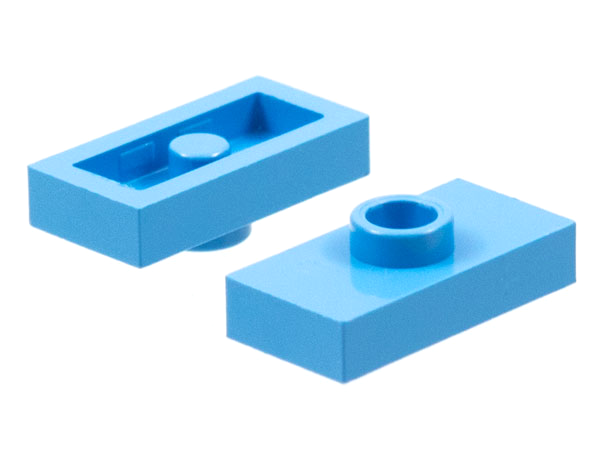 3794a | Plate, Modified 1 x 2 with 1 Stud without Groove | LEGOPART