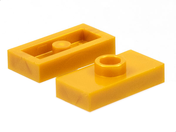 3794a | Plate, Modified 1 x 2 with 1 Stud without Groove | LEGOPART