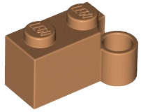 3831 | Hinge Brick 1 x 4 Swivel Base | LEGOPART