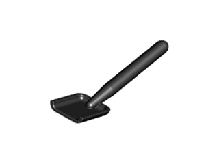 3837 | Minifigure, Utensil Shovel / Spade - Handle with Round End | LEGOPART