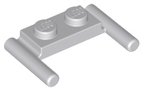 3839b | Plate, Modified 1 x 2 with Bar Handles - Flat Ends, Low Attachment | LEGOPART