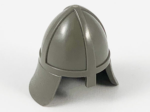 3844 | Minifigure, Headgear Helmet Castle Nasal Helmet with Angled Neck Protector | LEGOPART