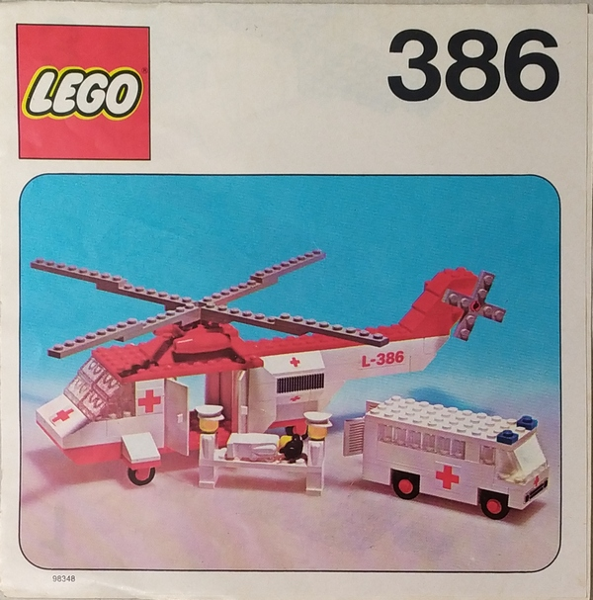 386-1 | Helicopter and Ambulance | INSTRUCTIONS | LEGOPART