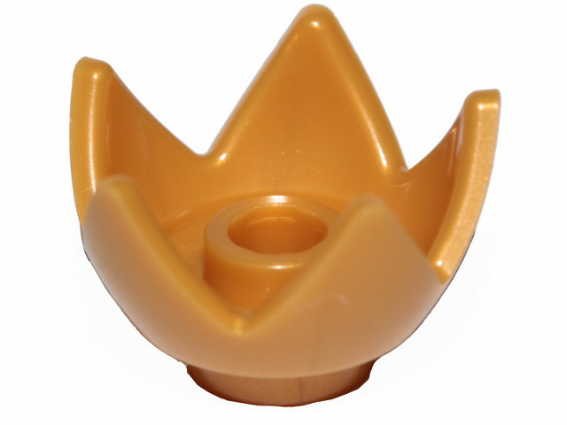 39262 | Minifigure, Headgear Crown Eggshell with 5 Points and Center Stud | LEGOPART