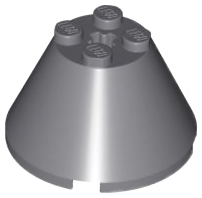 3943b | Cone 4 x 4 x 2 with Axle Hole | LEGOPART