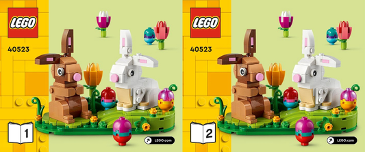 40523-1 | Easter Rabbits Display | INSTRUCTIONS | LEGOPART