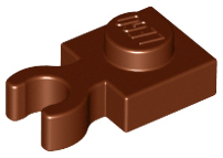 4085d | Plate, Modified 1 x 1 with Open O Clip Thick | LEGOPART