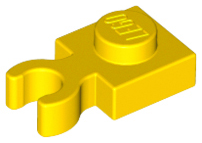 4085d | Plate, Modified 1 x 1 with Open O Clip Thick | LEGOPART