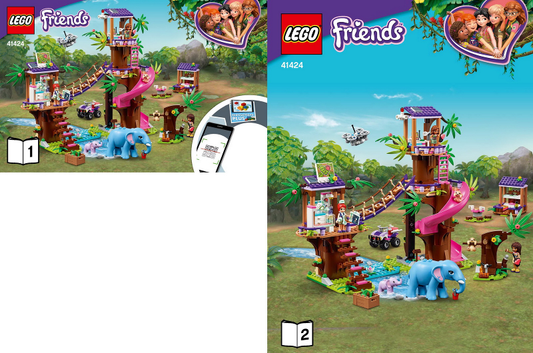 41424-1 | Jungle Rescue Base | INSTRUCTIONS | LEGOPART