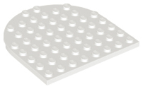 41948 | Plate, Round 8 x 8 Rounded End | LEGOPART