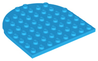 41948 | Plate, Round 8 x 8 Rounded End | LEGOPART