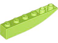 42023 | Slope, Curved 6 x 1 Inverted | LEGOPART