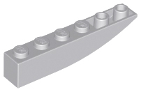 42023 | Slope, Curved 6 x 1 Inverted | LEGOPART