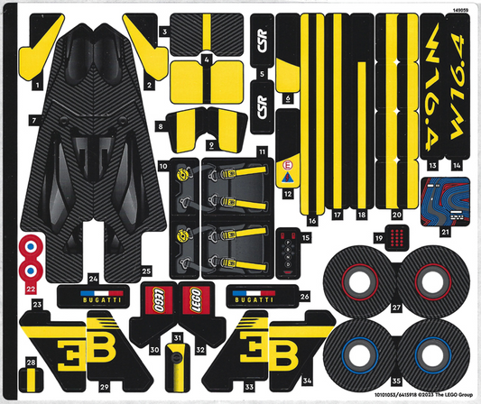 42151stk01 | Sticker Sheet for Set 42151 - | LEGOPART