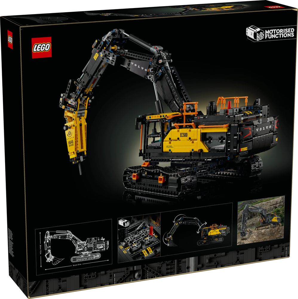 Volvo EC500 Hybrid Excavator LEGO 42215