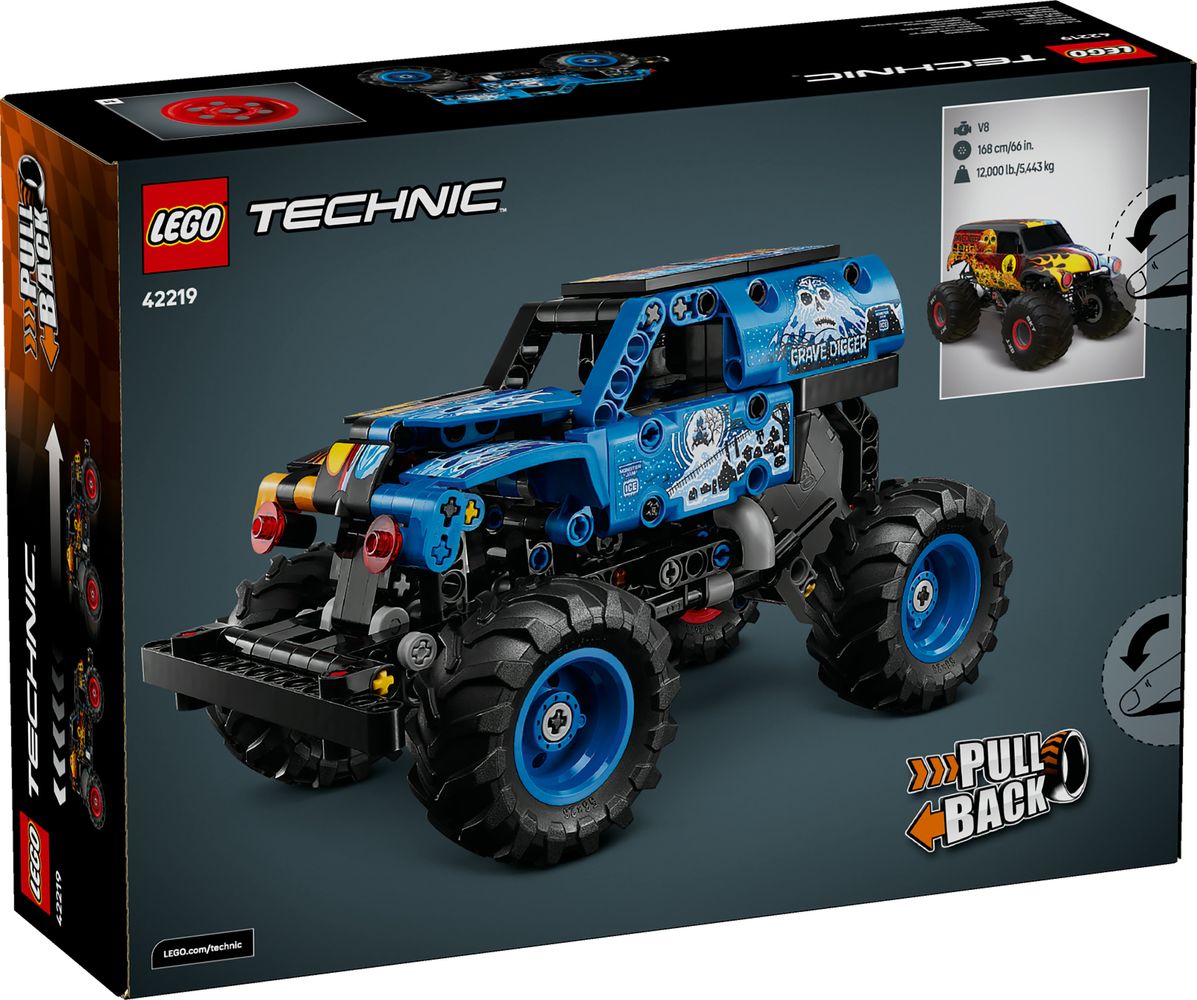 Monster Jam™ Grave Digger™ Fire and Ice LEGO 42219