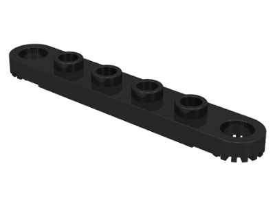 4262 | Technic, Plate 1 x 6 with Toothed Ends | LEGOPART