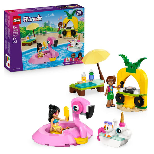 Unicorn & Flamingo Pool Party LEGO 42658