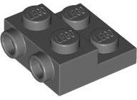 4304 | Plate, Modified 2 x 2 x 2/3 with 2 Studs on Side - Hollow Bottom Tube | LEGOPART